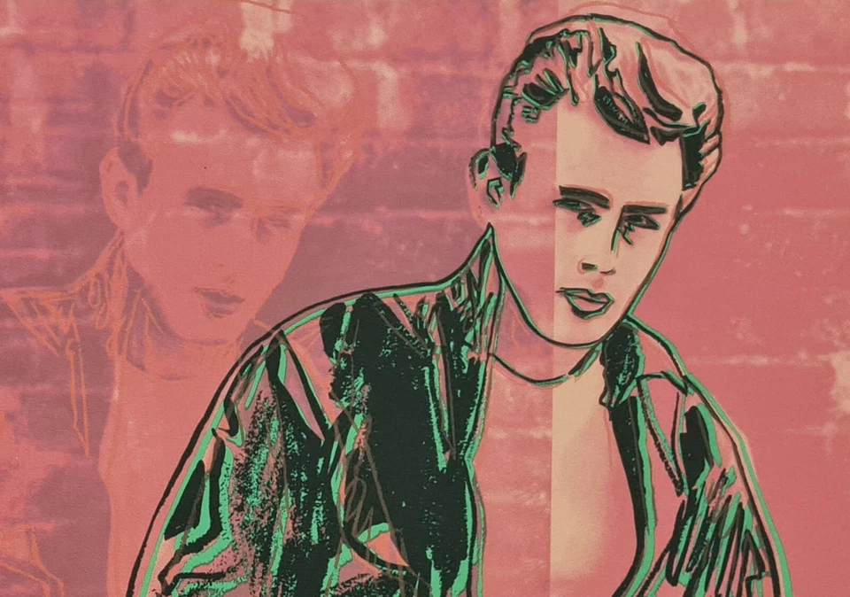 ANDY WARHOL * James Dean * lithograph * limited # xx/2400 CMOA signed - Bild 2 von 4