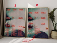 Nine Inch Nails 2025 Peel It Back Tour Poster