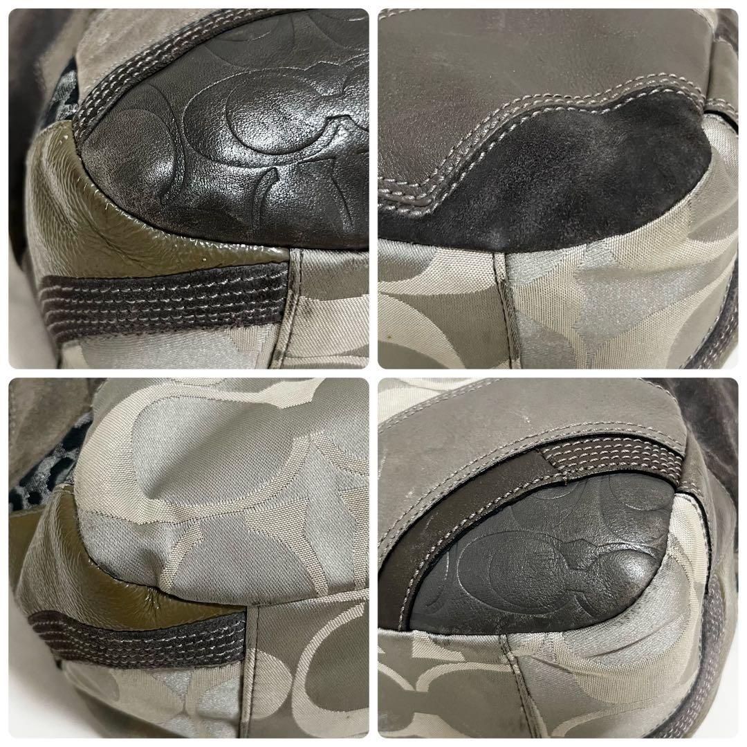 Good Condition Coach Patchwork Tote Bag Signature… - image 6