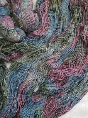 Rare Noro Japan Silk Wool Garden DK Yarn Rust Pink Sage Blue Skein 100g*1