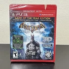 Batman: Arkham Asylum • Sealed • Game of the Year • Greatest Hits • PS3