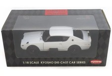 Kyosho 1/18 Nissan Skyline GT-R KPGC110 Street Ver. White Diecast Car
