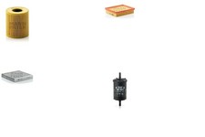 Inspektionspaket Filtersatz XL MANN-FILTER Aktivkohlefilter Leitungsfilter 16V