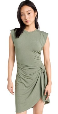 Jonathan Simkhai Standard Sz XS Tamar Stretch Jersey T-Shirt Mini Dress Green
