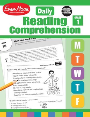 Evan-Moor Daily Reading Comprehension, Grade 1 - Homeschooling & Classroom R...