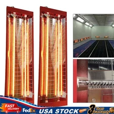 2kW Spray Baking Booth Infrared Paint Curing Light Heating Lamp for Car body US
