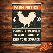 Caution Goat Patrol Area Retro Humorous Metal Sign 8x12 Farm Wall Decor