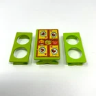Vintage Fisher Price Little People | Green Picnic Table & Bench Set