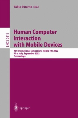 Paterno - Human Computer Interaction with Mobile Devices  4th Internat - X555z