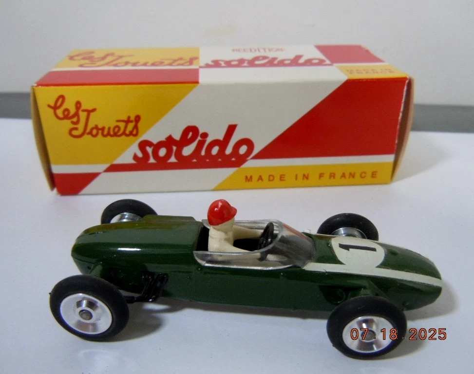 Lotus F1 Solido D'époque – Échelle 1/43, France, Années 60, état Correct