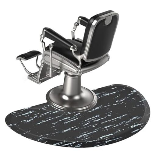3ft x 5ft Anti-Fatigue Salon Floor Mat for Barber Shop Chairs on Marble