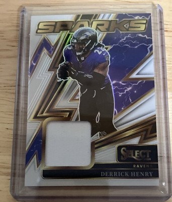 2025 Panini Select - Sparks Derrick Henry #SPK-DHY White Prizm /99 (MEM)