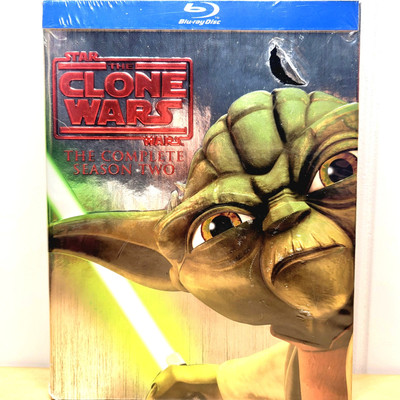 Star Wars: The Clone Wars Season Two 2 Blu-ray 2010 4-Disc Rare OOP Digibook