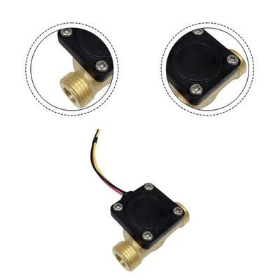 Water Flow Sensor Magnetic Field Detection High/low Level Signals Brass Housing