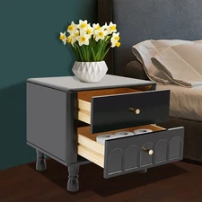 Retro Bedside Table End Table for Bedroom or Living Room office Bedside Table 
