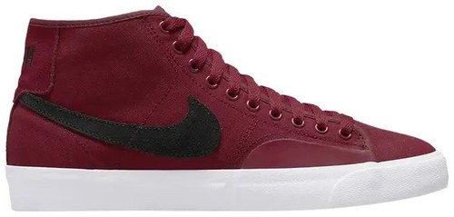 Nike SB Blazer Court Mid Premium Mystic Hibiscus Red Men display picture 1