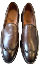 Allen Edmonds men's dress loafers, brown wingtip - 9D - new with box