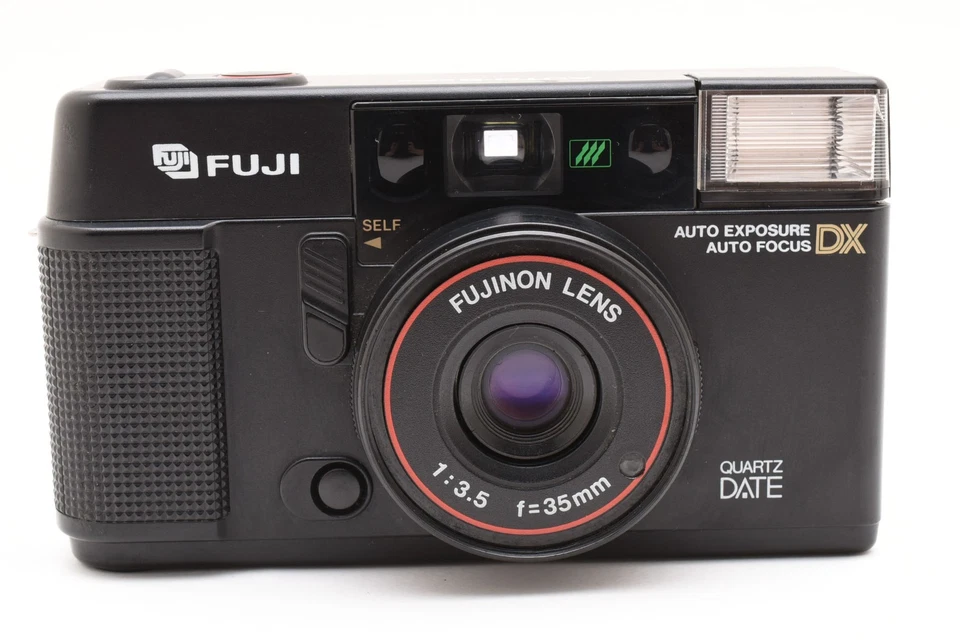 [Casi COMO NUEVA] Cámara fotográfica compacta Fuji Fuji Fujifilm AUTO-8 cuarzo fecha QD JAPÓN #79 Foto 2 de 4