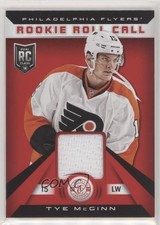 2013-14 Totally Certified Rookie Roll Call Red Jersey Tye McGinn #RR-TMG 3ob