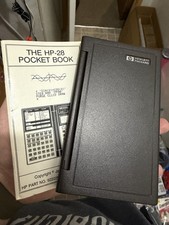 Vintage Hewlett Packard HP-28S Advanced Scientific Calculator w/ Pocket book