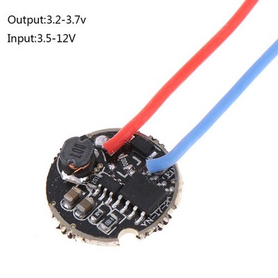 1Pc 3W LED driver 17mm/20mm DC3.7V 1 Mode 5 Mode LED Flashlight Drive AJ JJ $g