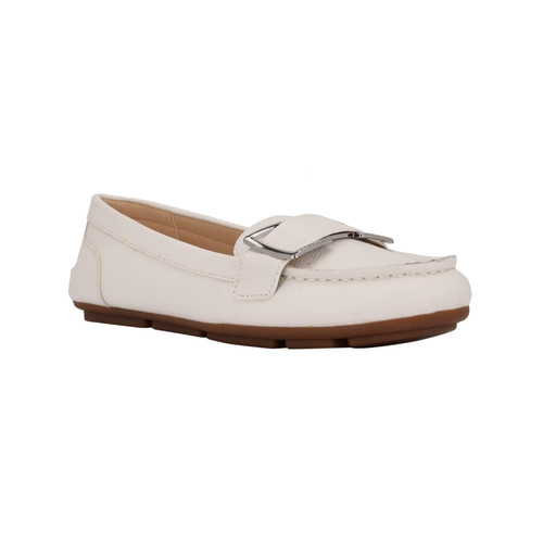 Women's Calvin Klein Lydia Slip-On Loafers White SZ 5.5