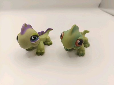 2x Littlest Pet Shop Figuren LPS Echsen Konvolut Hasbro