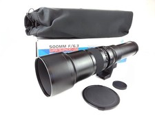 Sony Alpha DSLR Fit 500mm Super Telephoto Full Frame Lens for Sony Alpha Cameras