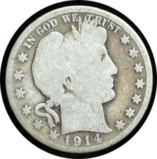 1914 Barber Half Dollar Good
