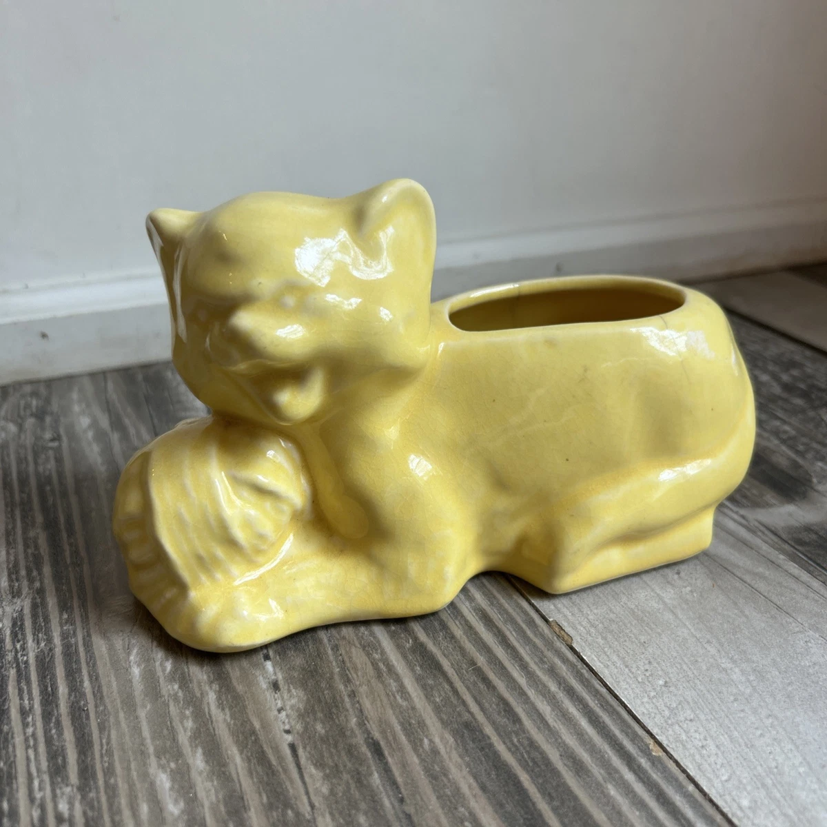 Mccoy Cat Planter Indiana Mccoy Art Pottery for sale | eBay