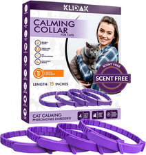 Pheromone Calming Collar for Cats 4 Pack Cat Calming Collars to Reduce Anxiety