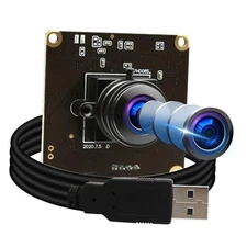 USB Camera Module High Speed 60fps 120fps 260fps Webcam Fisheye Lens USBFHD08S