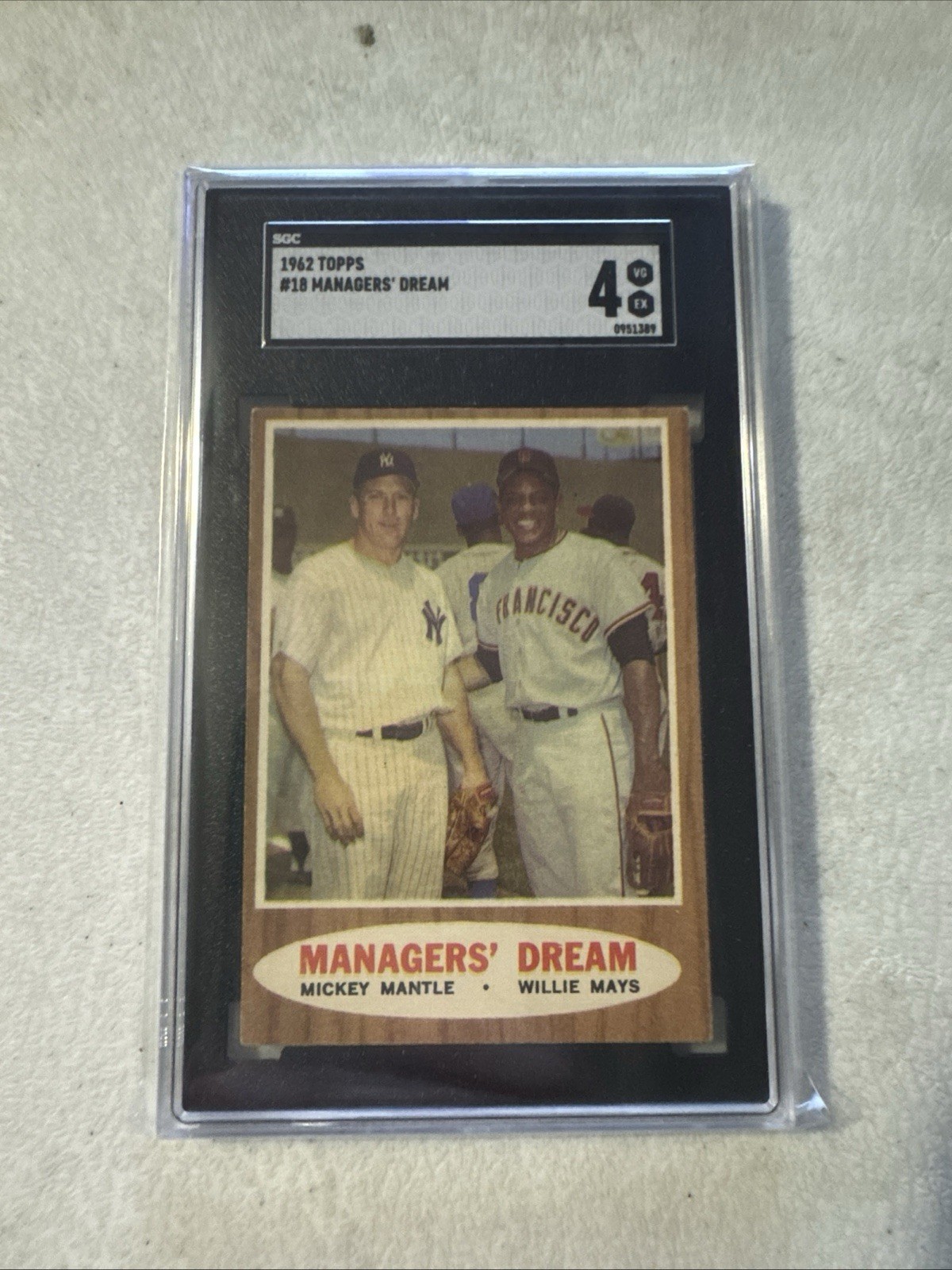 1950s-1960s Vintage Baseball & Basketball Card Collection SGC PSA Graded Mantle view 15