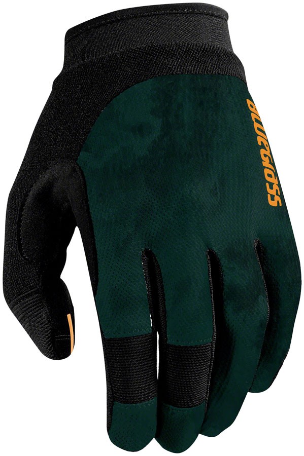 Bluegrass React Gloves - Full Finger MTB Gloves Medium Green Comfort Grip 7790₽