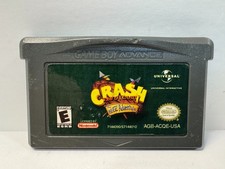 Crash Bandicoot: The Huge Adventure (Nintendo Game Boy Advance, 2002) Authentic