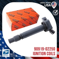 1Pc High Performance Ignition Coil 90919-02250, For 2009-2018 Toyota RAV4 2.5L
