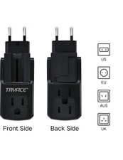 Travel Adapter Wall Plug Outlet Port Socket EU/UK/AU/US