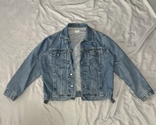 Calvin Klein Jeans Vintage Stonewash Blue Denim Jacket in Medium - Made in USA