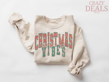 Retro Christmas Santa Clause Holiday Festive Winter Sweatshirt
