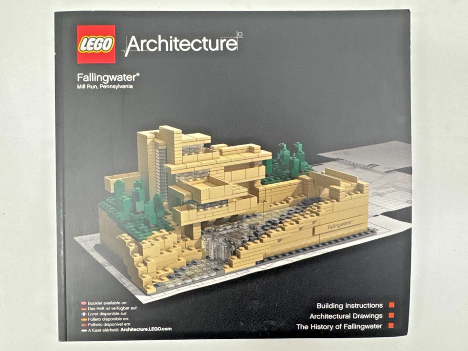 LEGO 21005 Architecture Fallingwater Frank Lloyd Wright With Instructions - Image 2 of 4