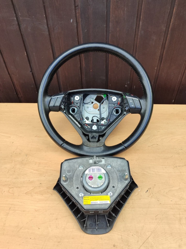 Lederlenkrad MFL Multifunktionslenkrad Volvo V70 II S60 I S80 I 8698225 30754311 - Bild 2 von 4