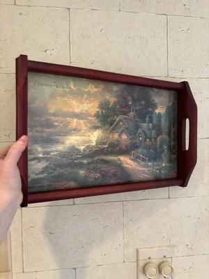 Thomas Kinkade ''A New Day Dawning'' serving tray