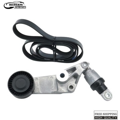 2x Serpentine Belt & Tensioner Assembly for Toyota Corolla Matrix Celica 1.8L L4