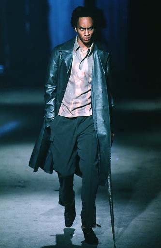 Alexander McQueen AW1997 Runway Leather Frock Coat 