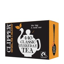 Clipper Fairtrade Everyday One Cup 440 Tea Bags 0.04 per strip