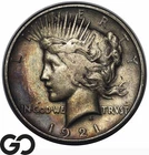 1921 Peace Dollar, First Year In Series, Key Date