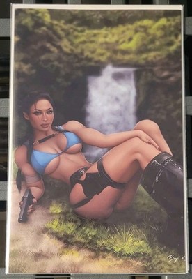 Bigg Pigg Origin Story #1 Benjie Lara Croft Tomb Raider Virgin Variant - NM