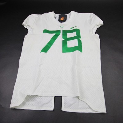  Oregon Ducks Nike Game Jersey - Football Men's White Used 46