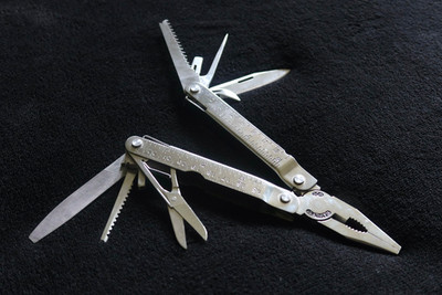 9 Functions Off Brand Vintage Multitool Excellent Shape