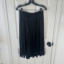 Christian Dior Vintage Accordion Silk Skirt Vintage Size 12 Or Modern 4